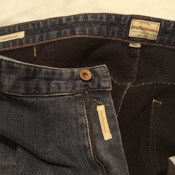 Weatherproof Men's Regular Vintage Fleece-Lined Jeans 42X30 - Picture 5 of 16